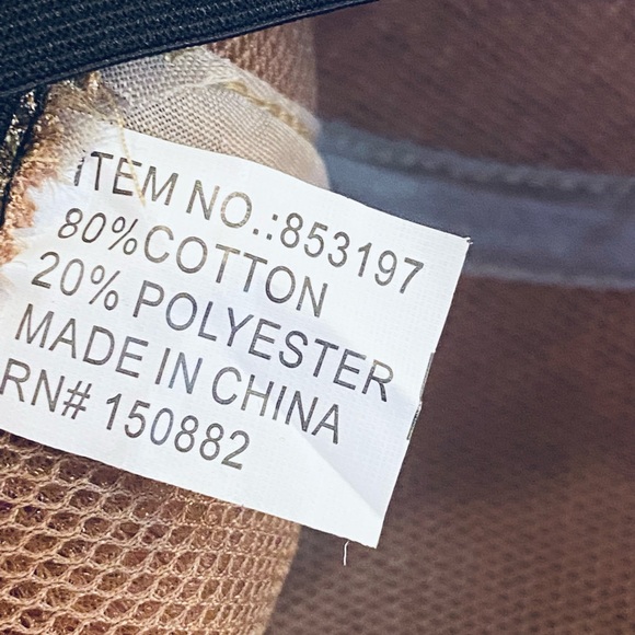 🌟HP🌟NWOT Tan Unisex Mesh Breathable Summer Flat Cap OS - Picture 8 of 10